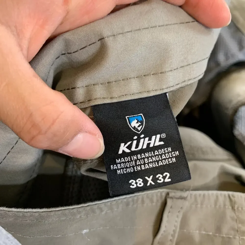 Kuhl Pants Mens 38 Renegade Rock Hiking Climbing Performance Stretch Nylon
